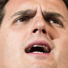 El presidente de Ciudadanos, Albert Rivera, en un acto de campaña.