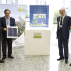Representantes de Iberdrola y de Asaja, en la firma.