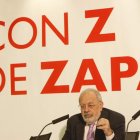 AgustínTuriel, en una foto de archivo en la sede socialista de León.