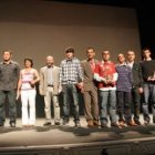 Todos los galardonados posan al final de La Gala con los trofeos acreditativos en la tradicional fot