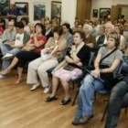 El público llenó el aforo de la sala del Club de Prensa de Diario de León