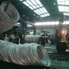 Operarios en el interior de la fábrica de Roldán.