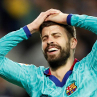 Piqué sigue en el ojo del huracán por los audios con Rubiales. J. H.