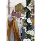 El Papa habló ayer del valor del arte y de la familia.