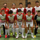 Formación del equipo del Cistierna que lidera en solitario la 1.ª División Regional Cadete. CAMPOS