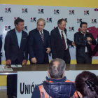 Inauguración ayer de la sede electoral de UPL en San Andrés del Rabanedo.