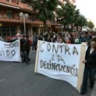 Los vecinos de Salou protestan por la delincuencia en la ciudad