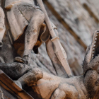 Detalle del Edificio Botines de Gaudí, que entra en la promocionada ruta del modernismo. RAMIRO