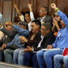 Miembros de la Asamblea Constituyente en una de las sesiones en Caracas.