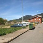 La parcela que se pone en venta para la residencia.