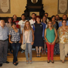 Los doce beneficiados por el programa Dual Vía de la Plata recibieron sus diplomas.