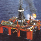 Una plataforma petrolífera noruega ubicada en aguas jurisdiccionales nigerianas. FRED OLSEN ENERGY