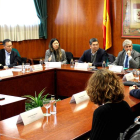 Encuentro entre los representantes de ambas universidades. DL