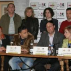 Pereira (tercero derecha), junto a López Placer y Joaquín Otero