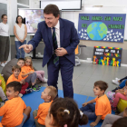 El presidente de la Junta, Alfonso Fernández Mañueco, anunció la ampliación de la gratuidad en la inauguración del curso en Soria. CONCHA ORTEGA