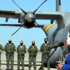 La ministra de Defensa, ayer, en Canarias. ELVIRA URQUIJO