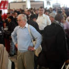 La nube de polvo también provocó retrasos en los vuelos de la T4 de Barajas.