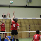 El Aule femenino logró arrebatarle el primer set al Villalba.