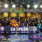 Final de la Copa Asobal de balonmano entre el Ademar y el Barcelona. F. Otero Perandones.