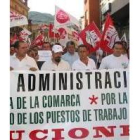 Manifestación de julio por la conservación de los puestos de trabajo
