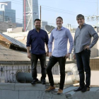 Los tres fundadores de Tenor, la principal compañía de GIF en el móvil: Frank Nawabi, David McIntosh y Erick Hachenburg.