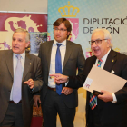 Emilio Gutiérrez, Emilio Orejas y Pablo San José, durante la presentación de la feria.