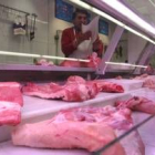 Una de las carnicerías del Mercado de Abastos de Ponferrada