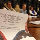 Cartel en el que se anunció el congreso durante su presentación ayer en el Pleno de Astorga.