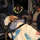 Haidar sale del hospital para dirigirse al aeropuerto de Lanzarote y volver a su país.