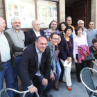 Participantes en las jornadas, ayer en el Teatro Villafranquino.