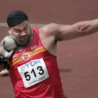 Manuel Martínez, capitán del equipo español de atletismo y plusmarquista nacional de peso