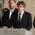 El presidente de la Generalitat, Carles Puigdemont