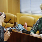 Esperanza Aguirre comparece en la comisión de investigación de la corrupción en la Comunidad de Madrid.