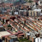 Vista aérea de las viviendas unifamiliares del barrio de El Ejido