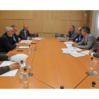 Imagen de la Junta de Portavoces de la Diputación de León, que abordó ayer el asunto del párking de Santa Nonia. DL