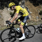Chris Froome, delante de Mikel Landa, durante la 15ª etapa del Tour de Francia.