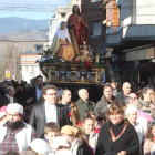 El sol convirtió en un éxito esta procesión de Cacabelos.