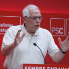 Josep Borrell, este sábado en Barcelona.