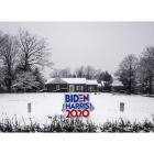Imagen de una residencia en Minessota en apoyo de Joe Biden y Kamala Harris. MARIO CRUZ