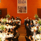 Un detalle de la cena de gala de entrega de premios que se ofreció en la sala palacial del Castillo en la edición del 2010.