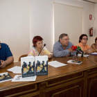 Rueda de prensa de la Plataforma. FERNANDO OTERO PERANDONES