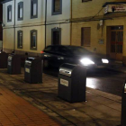 Contenedores de recogida neumática de residuos instalados en Trobajo del Camino.