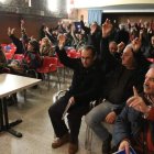 Asamblea de la plantilla de Antibióticos, celebrada ayer para revocar al comité de empresa.