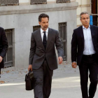 Dos responsables de BBVA, Ángel Cano y Ricardo Gómez, acuden a la Audiencia Nacional. ZIPI