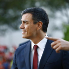 El candidato por el PSOE a la presidencia del Gobierno, Pedro Sánchez.