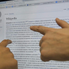 Imagen de una de las entradas de la Wikipedia.