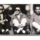 José Manuel Contreras, Tomás Castro y Camilo Alonso, en la época en que ‘Esto es León’ sonaba en todas partes. DL
