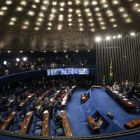 El Senado brasileño durante el inicio del proceso del 'impeachment' a Rousseff.