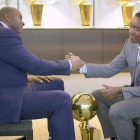 Magic e Isiah Thomas, en el programa de NBATV en el que sellaron su reconciliación