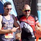 Alberto (atletismo) y Daniel (bicicleta) subieron a lo más alto del podio. DL